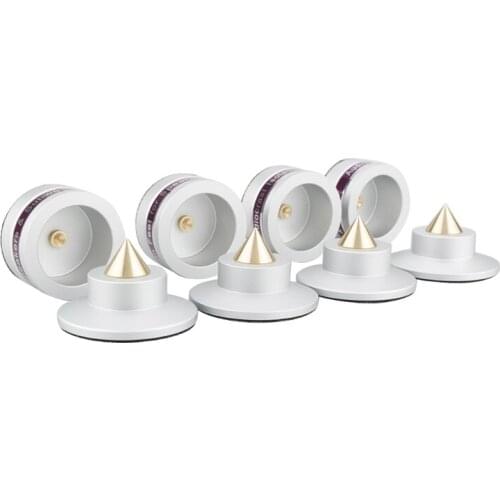 4Pcs Aluminum Shockproof Spike Pads Isolation Stand for audiocrast IF03S Speaker Q81F