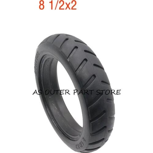 8 1/2x2 Tubeless Tire for Xiaomi M365 Series Electric Scooter 8.5 Inch Vacuum Tyre Modification Parts