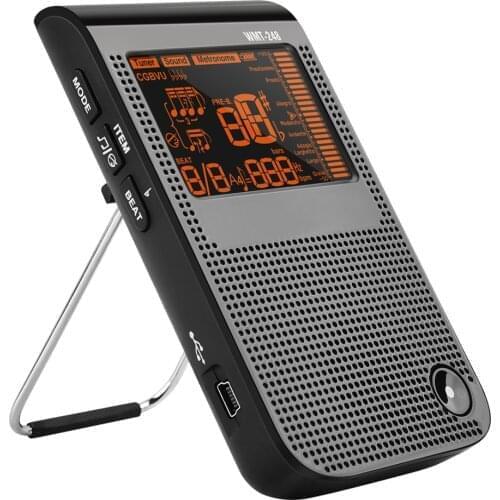Lekato WMT-248 3 in 1 Digital Tuner Guyker Locking Tuners Electric Guitar Tuner Pedal Capo Roadie 3 Automatic Tuner Open Gear