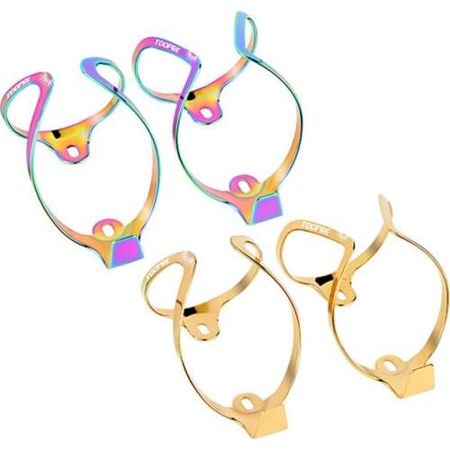 Mountain Bike Bottle Holder Aluminum Colorful Lightweight Bottle Cage Road Bike Water Bottle Cages Folding Bicycle Dring Holders