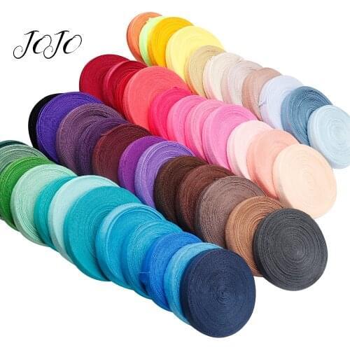 JOJO BOWS 15mm 10y Elastic Band Ribbon For Crafts Solid Webbing For Clothing Bags Trousers Sewing Tape Gift Wrapping Party Decor