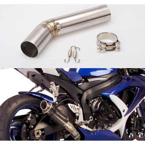 GSXR 1000 Motorcycle For Suzuki GSXR1000 GSXR600 GSXR 750 GSXR 600 k8 Slip-on Motorcycle Exhaust Muffler Middle Link Pipe