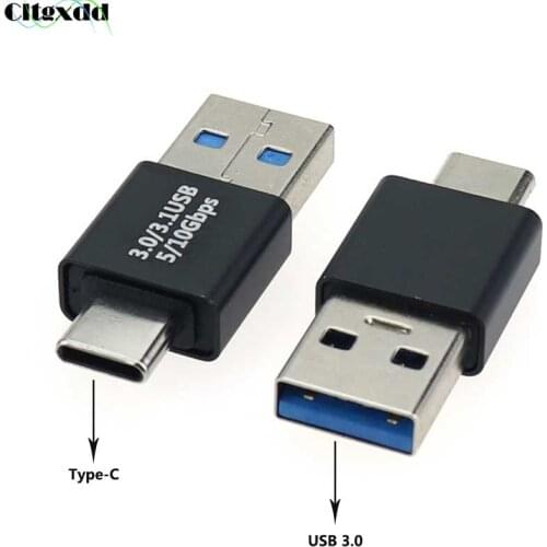 Cltgxdd 1PCS Type-C USB C Male to USB3.0 Male Plug Adapter Cable Charging Data Sync USB 3.1 Type C Converter