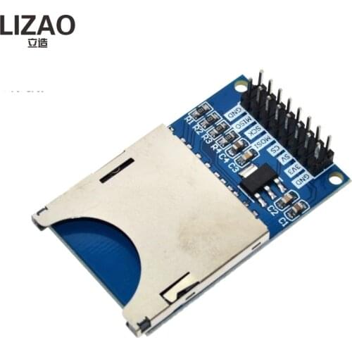 Smart Electronics Reading and Writing Module SD Card Module Slot Socket Reader ARM MCU for arduino DIY Starter Kit WAVGAT