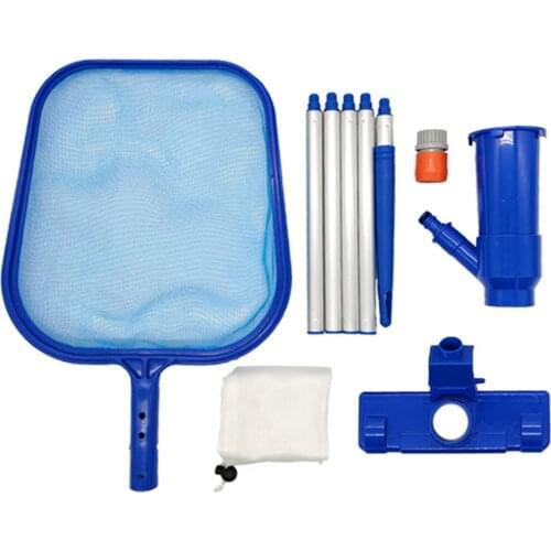 Swimming Pool Vacuum Cleaner Cleaning Tool Kit Suction Spary Jet Cleaner Head With Net For Swimming Pool Spa Pond eco friendly