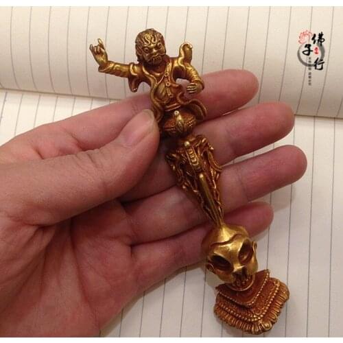 Nepalese Brass Wrath Ringer Vajra Pestle Pojutan Krathong guru