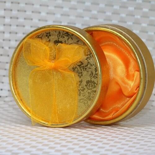 Delicate 35*84mm fashion gold yellow wholesale 5pcs jewelry box for rings bracelet pendant beads earrings pins packaging B2841