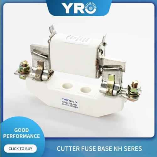 NH1 knife contact plug-in ceramic low voltage fuse base RT36 fuse fuse core base fuse holder