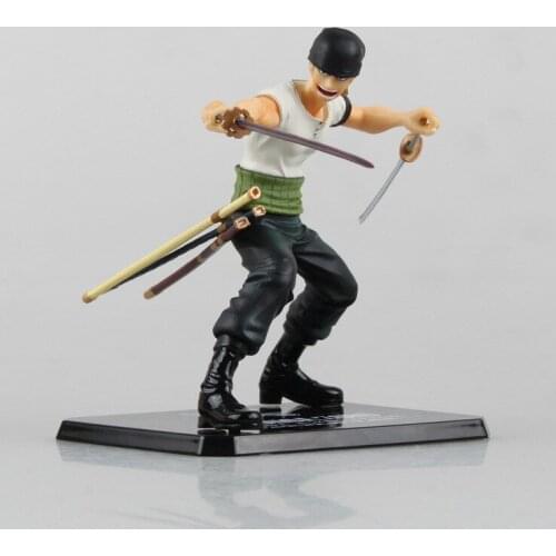 NEW hot 14cm One piece Roronoa Zoro Classic memory action figure toys Christmas gift collectors