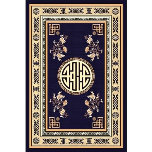 New Chinese Style Living Room Carpet Tea Table Cloth Modern Classical Bedroom Room Bedside Floor Mat Home Customizable