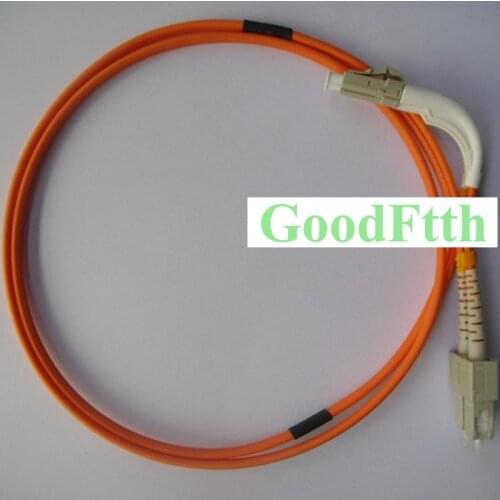 Fiber Patch Cord SC-LC Bending boot 90 degrees 50/125 Duplex GoodFtth 1.5-15.5m