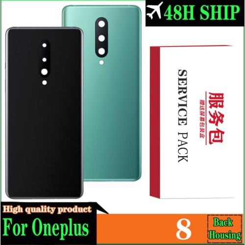 Original Back Housing Replacement for Oneplus 8 Back Cover Battery Glass for One plus 8 Rear Cover With Logo