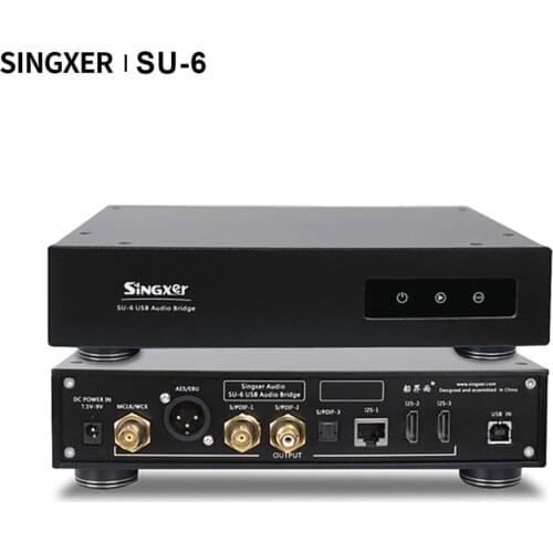 Singxer SU-6 USB Digital Interface XMOS XU208 CPLD Femtosecond Clock Ship Interface For Windows 8 10 MOS Android 5.0