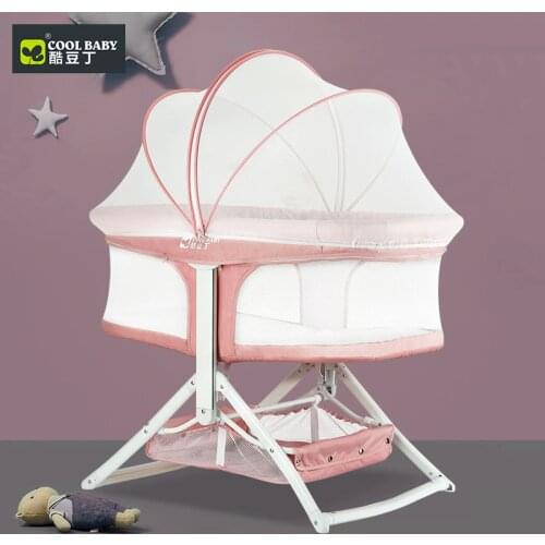 Babycare Mobile Baby Crib Travel Portable Baby Cot Folding Newborn Crib Bed Portable Baby Nest Bed Nursery Furniture