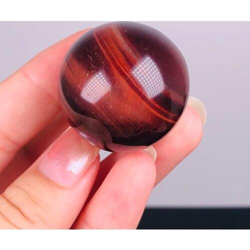 Natural tiger eye mineral crystal ball decoration