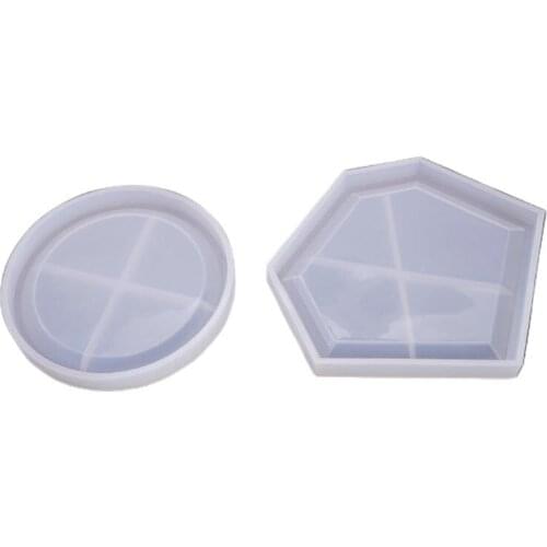 Crystal Epoxy Resin Mold Coaster Casting Silicone Mould Handmade DIY Crafts Decorations Making Tools Soap Making Dropshipping