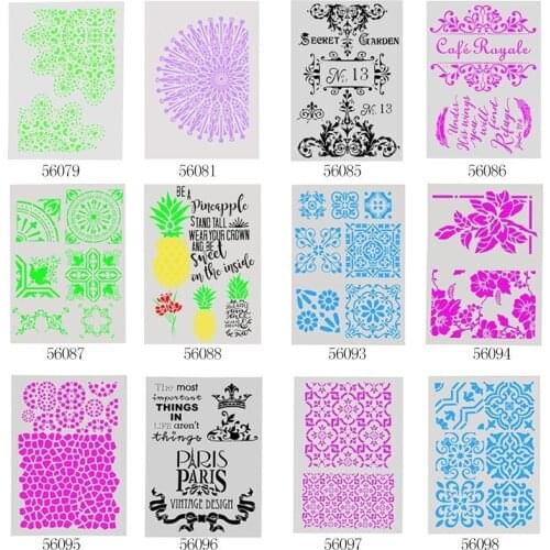Cake Stencil Stencils for DIY Scrapbooking Plastic Photo Album Decorative Stencil Tool For Album Card Cake Decorating Tools