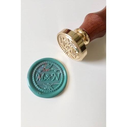 Wax Seal Stamp with name or initialsWedding