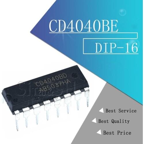 10PCS CD4040BE DIP16 CD4040 DIP 4040BE DIP-16 new and original IC