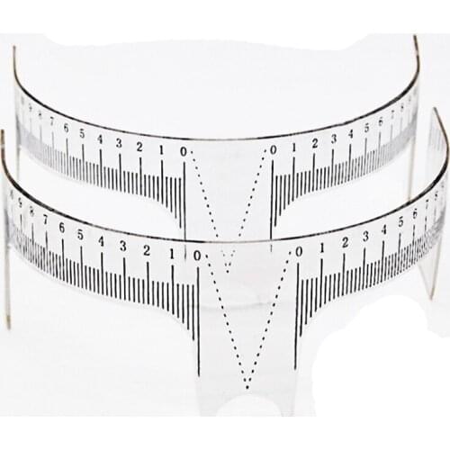 20pcs Microblading Eyebrow Ruler Caliper Prictice for Tattoo Beginners Eyebrows Stencil Template Permanent Makeup accesories