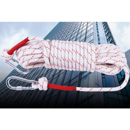 Mountaineering ropes Wear resistant and firm outdoor rock climbing steel wire core nylon rope