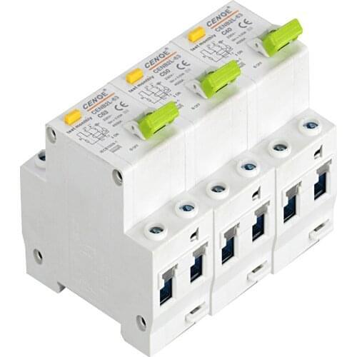 Free shipping CE certified residual current circuit breaker mini circuit breaker DPNL 1P+N 16A 25A 32A 50A 63A 230V~ 50HZ/60HZ