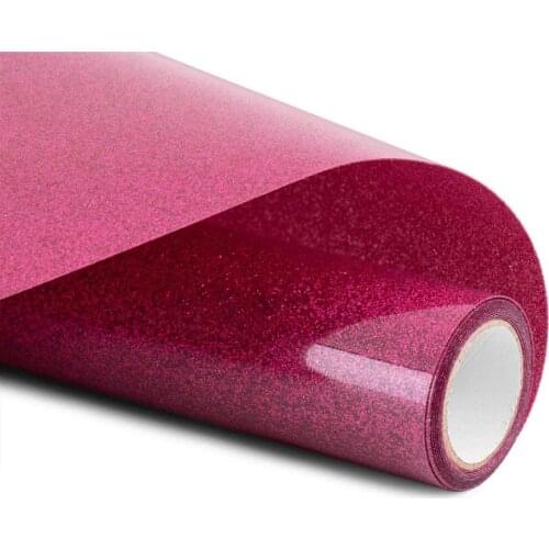 Glitter vinyl roll Heat transfer iron on for clothes HTV vinyl heat press decor film DIY tshirts easy weed cut crafts materials