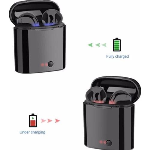 Cheap i7S TWS Wireless Earphone Bluetooth Stereo Earbuds Cordless Headset with Microphone