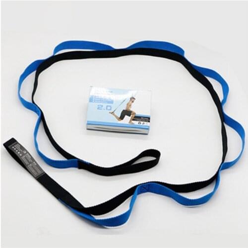 Aerobics Yoga Stretch Pilates Band Restore Multi-grip Fitness Pilates Equipment Belt Resistance Bands Yoga Exercise Fitness Band