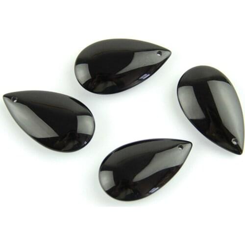 30pcs/lot,38mm black color crystal chandelier prism lighting pendant parts