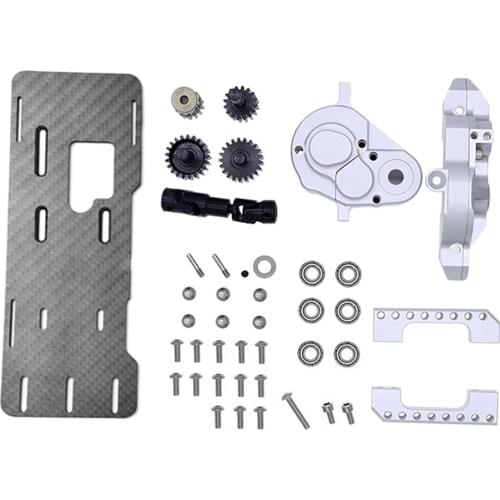 CNC Front Motor Gear Box Set for TRX4 1/10 Scale Remote Control Climbing Car Vehicle DIY Modification Vehicle Parts