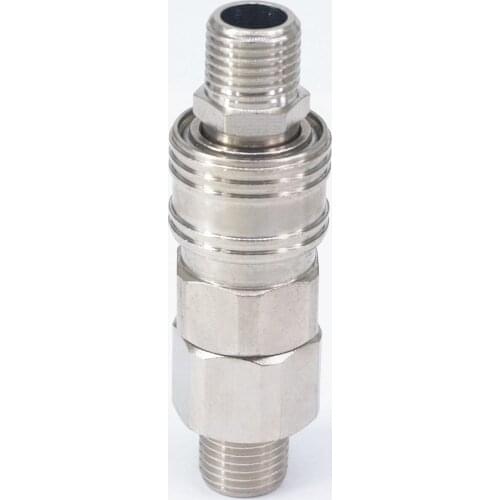 1/4" BSP Male Pneumatic Brass Quick Discount Connector Adapter Coupler For Air Compreesor