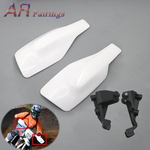 Left Right Handguards Frame Panel Guard Protection Crash Bar Cover Cowling 2016 2017 2018 For Husqvarna TE250 TE300 TE 250 300