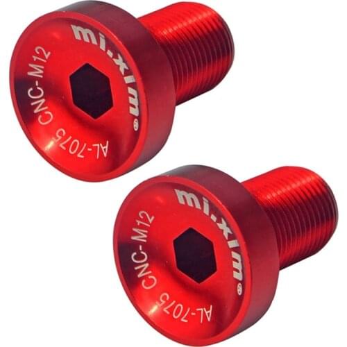 Mi.Xim 2Pcs Bicycle Bottom Bracket M12 Crankset Screw MTB Road Bike Crankset Crank Arm Fixing Bolts Bike Screws