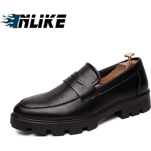 Men Dress Shoes Handmade Paty Leather Wedding Shoes Men Oxfords Formal Shoes