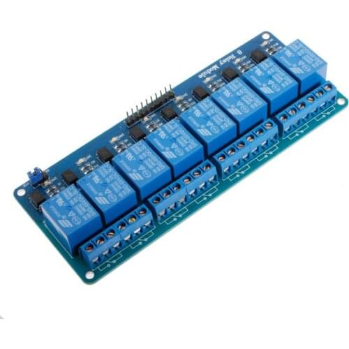 5V 8 Channel Relay Module Board For DIY PIC AVR DSP ARM Free Shipping