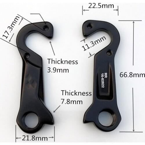 2PCS Bicycle rear Derailleur hanger dropout mtb alloy road hanger for Cube Axial WLS CUBE Agree CUBE Attain GTC Cube Litening C