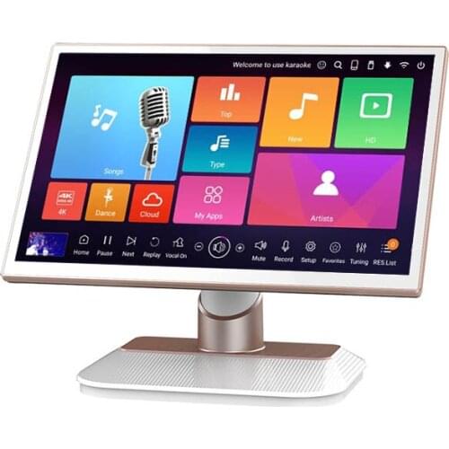 Karaoke player machine system all in one with songs portable Chinese ktv 19' capacitive etouchscreen