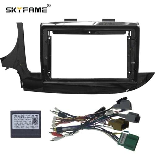 SKYFAME Car Frame Cable CANBUS For BUICK Encore Opel Vauxhall Mokka Big Screen Dash Panel Frame Fascia