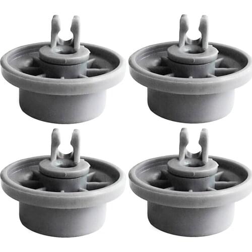 4pcs Dishwasher Rack Basket Wheels Replacement Parts For Bosch Siemens Neff ABS Wear Resistant And Lightweight Design