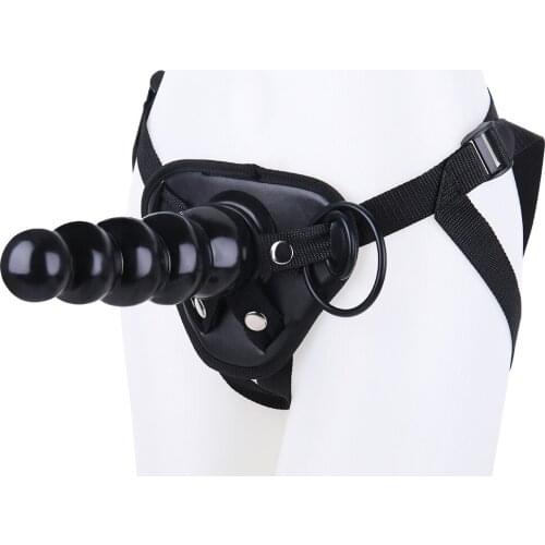 Strapon for Women Dildo Strap-On Beaded Anal Toys Dildo Sex Toys for Men Women Couples Female Strapon Dildo for Anal