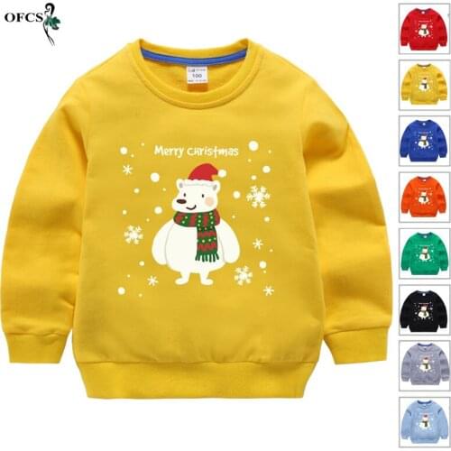 2-12Years Old Childrens Hooded Sweater New Autumn Boys and Girls Baby Tops Loose Cartoon Sweatshirts Jacket Foreign Style Shirt