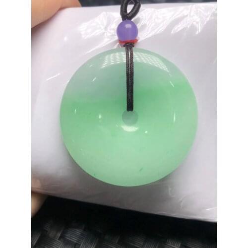 Only One ! Natural Emerald Buckle Pendant Necklace Sweater Chain Jewelry Gift Wholesale