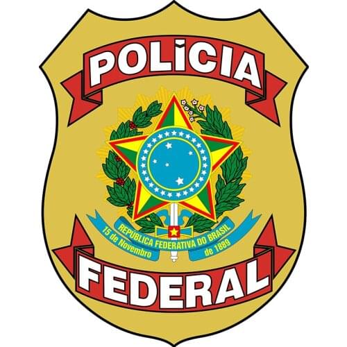 Rule My Life Brazilian Federal PoliceAnd Special Operations Battalion Badge Car Sticker Decals Anime Cute Car Accessories