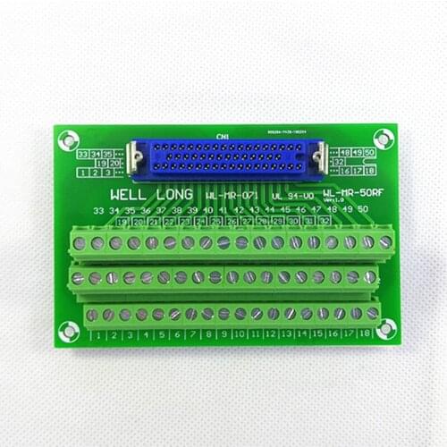 MR-50F MR-50RFD2+ I/O Interface Module Female Header Breakout Board, Terminal Block, Connector