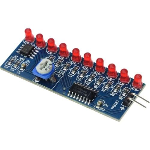 1PCS NE555+CD4017 Running LED Flow LED Light Electronic Production Suite DIY Kit