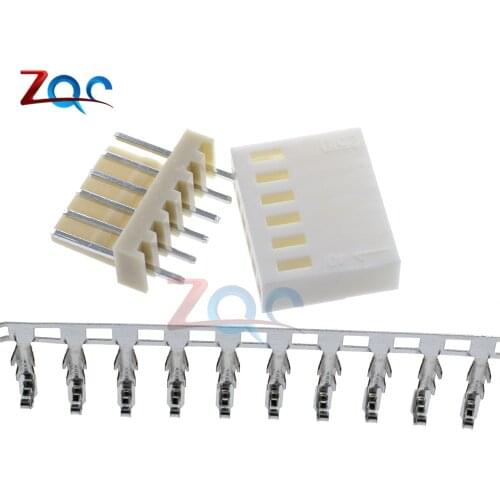 10PCS KF2510-6P 2.54mm Pin Header & Terminal & Housing Connector Kits KF2510 6 Pin