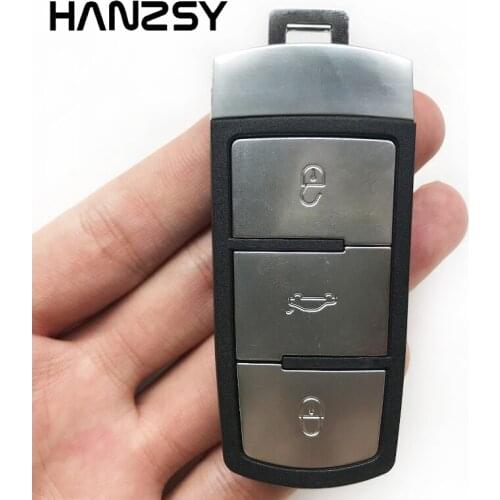 10pcs 3 Button Remote Key Case For VW Volkswagen CC Passat Magotan For 3C0 959 752 BA 752 AD Replacement Car Smart Key shell Fob