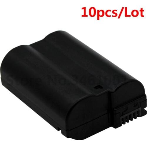 10pcs/lot EN-EL15 Battery EN EL15 ENEL15 Camera Batteries pack For Nikon D600 D610 D600E D800 D800E D810 D7000 7100 d75