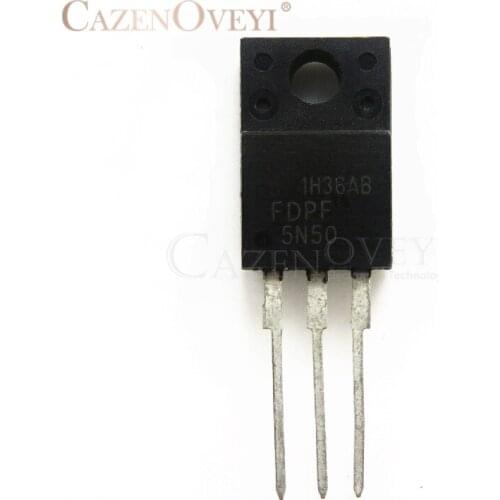 10pcs/lot FDPF5N50UT FDPF5N50 5N50UT 5N50 TO-220F 500V 5A new original In Stock